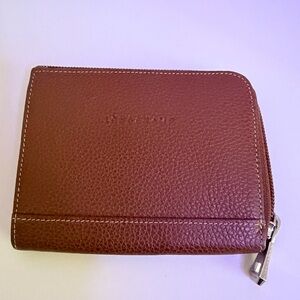 Longchamp Brown Leather Wallet